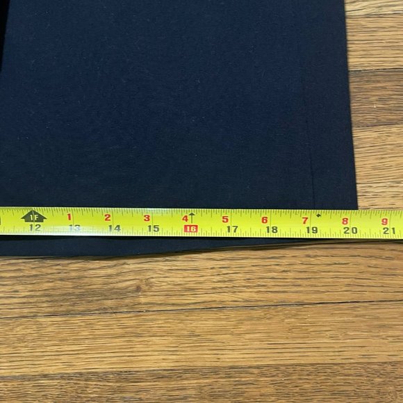 SUPPLY & DEMAND Navy Single Breasted School Boy Long Line Blazer Women L - Picture 13 of 13